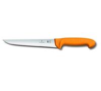 Victorinox Swibo Couteau de Cuisine/à Saigner, Lame de 20 Cm, Tranchant Normal, Jaune