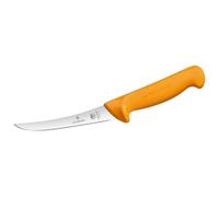 Victorinox Swibo Couteau de Cuisine/Couteau à Désosser, Tranchant Normal, Semi-Flexible, Nylon, Noir