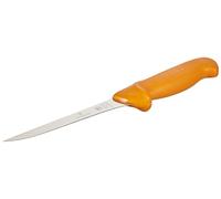 Victorinox Swibo Couteau de Cuisine/Désossage, Lame de 16 Cm, Droite, Flexible et Étroite, Jaune