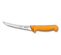 Victorinox Swibo Couteau de Cuisine/Désossage, Lame de 16 Cm, Tranchant Normal, Lame Flexible, Jaune