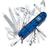 Victorinox SwissChamp 1.6795.T2 Couteau suisse Nombre de fonctions 33 bleu (transparent)
