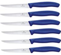 Victorinox Swiss Classic Bleu Jeu De 6 Couteaux À Viande