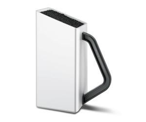 Victorinox Swiss Classic Bloc à Couteaux Universel, Grand, Vide, Blanc | Solution de rangement compacte avec insert en nylon amovible pour couteaux de cuisine, 179 x 96 x 242 mm.