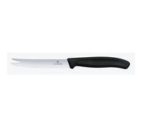 Victorinox Swiss Classic couteau à fromage et à saucisse avec pointe de fourchette 11 cm noir