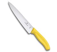 Victorinox Swiss Classic Couteau à Trancher, 19 cm, Acier Inox, Jaune