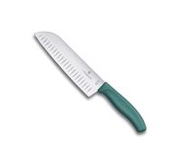 Victorinox Swiss Classic Couteau Santoku, Lame 17 cm à Alvéoles, Acier