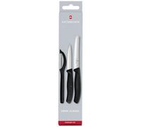 Victorinox SwissClassic couteaux à légumes noir, ensemble de 3, 6.7113.31