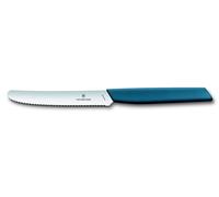 Victorinox Swiss Modern Couteau à tomates et de table, Wellens, 11cm, cornflower