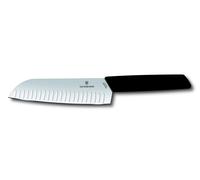 Victorinox Swiss Modern couteau Santoku à lame alvéolée17cm noir blister