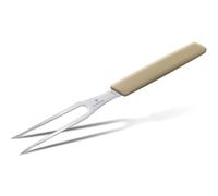 Victorinox Swiss Modern Fourchette à Découper, 15 cm, Acier, Beige | Fourchette à viande en acier inoxydable de 15 cm pour cuisine et service. Manche en plastique robuste beige amande.