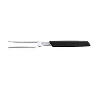 Victorinox Swiss Modern, Fourchette à découper professionnelle, Lame extra-tranchante, 15 cm, Manche plastique robuste, Acier inoxydable, noir