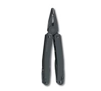 Victorinox Swiss Tool Spirit XBS, Multitool, 25 Fonctions, Gris | Pince à bec pointu, ciseaux et scie à métaux en acier bruni pour le camping et le bricolage, 105 mm, Swiss Made