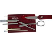 Victorinox SwissCard 0.7100.T Set doutils de poche Nombre de fonctions 10 rouge rubis