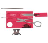 Victorinox SwissCard Lite 0.7300.T Set doutils de poche Nombre de fonctions 13 rubis (transparent)