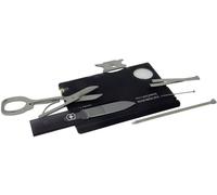 Victorinox SwissCard Lite 0.7333.T3 Set doutils de poche Nombre de fonctions 13 onyx (transparent)