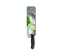 Victorinox SwissClassic Couteau Santoku à lame cannelée. 17 cm noir blister