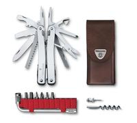 VICTORINOX SWISSTOOL SPIRIT X PLUS + ETUI CUIR - 35 FONCTIONS