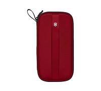 Victorinox TA 5.0, Organisateur de Voyage avec Protection RFID, Compartiments pour Carte d’Identité, Cartes de Crédit, Documents de Voyage, Argent, Étui pour Passeport avec Fermeture Éclair, Rouge