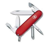 Victorinox Tinker Couteau de Poche Suisse, Léger, Couteau Multifonction, 12 Fonctions, Lame, Tournevis, Rouge