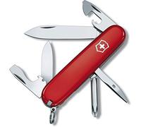 Victorinox Tinker Couteau de Poche Suisse, Léger, Multitool, 12 Fonctions, Grand Lame, Ouvre Boite, Rouge