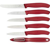 Victorinox V-6.71 11.6G Victorinox Swiss Classic Gemüsemesser-Set 6 tlg. rot