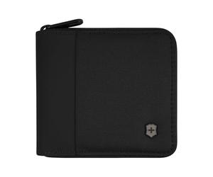 Victorinox Zip-Around Wallet Black One Size UNISEXE, noir, Talla única, Décontracté
