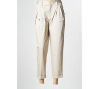 victorio & lucchino pantalons femme de couleur beige