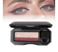 Victoriousact Perfect Dual Color Eyeshadow, Two Color Eye Shadow Plate, Portable Two Tone Eyeshadow, Highly Pigmented Eyeshadow with Exquisite Glitter, Waterproof, Long Lasting (#3)