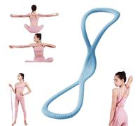 Victoriousact Resistance Bands, Figure 8 Exercise Bands for Women Men, Victoriousact/Familiarn/Luminous Do/Novealcrbe Resistance Bands for Working Out, Arm, Chest Expander Strap (Blue 25LB)