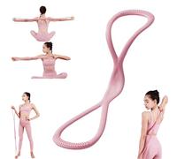 Victoriousact Resistance Bands, Figure 8 Exercise Bands for Women Men, Victoriousact/Familiarn/Luminous Do/Novealcrbe Resistance Bands for Working Out, Arm, Chest Expander Strap (Pink 15LB)