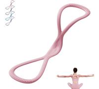 Victoriousact Resistance Bands, Figure 8 Shaped Resistance Band, Fullbody Yoga Pulling Rope, Open Shoulder Elastic for Working Out (Style-A(15lb))