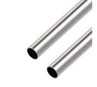 VictorsHome Lot de 2 tubes en acier inoxydable 304, diamètre extérieur de 19 mm, épaisseur de paroi de 1 mm, longueur 300 mm, tubes ronds droits et sans couture pour l'industrie des machines, le