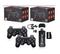 Victorvan 2pc 64g - Console de jeu vidéo portable rétro Gd10, sortie HD 4K, faible latence, clé de jeu TV