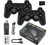Victorvan 64G - Console de jeu rétro nostalgique + Double manette sans fil PS1 HDMI 4K HD Home TV 20000 jeux