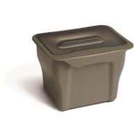 Victory Collecteur de Déchets Boîte Cuisine 5 Litres Gris Couvercle Transpare...