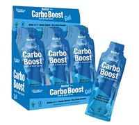Victory Endurance Carbo Boost Gel. Goût Neutre (18 x 76 g). Energie immediate. Pour l'exercice longue durée. Complexe d'Hydrates de Carbone, BCAAs et Sodium. Sans Caféine. Sans gluten, Vegan.