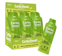 Victory Endurance Carbo Boost Gel. Goût Pomme Verte (18 x 76 g). Energie immediate. Pour l'exercice longue durée. Complexe d'Hydrates de Carbone, BCAAs et Sodium. Sans Caféine. Sans gluten, Vegan.