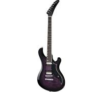Victory Figured Top Dark Purple Burst Modern