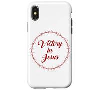 Victory in Jesus - Passover Easter Crown Thorns Praise Coque pour iPhone X/XS
