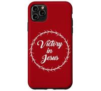 Victory in Jesus - Passover Easter Crown Thorns Praise Red Coque pour iPhone 11 Pro Max