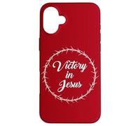 Victory in Jesus - Passover Easter Crown Thorns Praise Red Coque pour iPhone 16 Plus