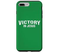 Victory in Jesus - Philippiens 4:13 Verset biblique chrétien Coque pour iPhone 7 Plus/8 Plus