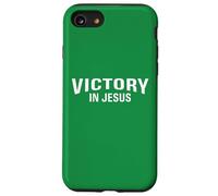 Victory in Jesus - Philippiens 4:13 Verset biblique chrétien Coque pour iPhone SE (2020) / 7/8