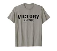 Victory in Jesus - Verse biblique Philippiens 4:13 Christian T-Shirt