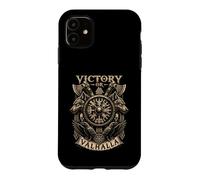 Victory Or Valhalla Viking Wolf Raven - Norse Mythology Coque pour iPhone 11