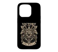 Victory Or Valhalla Viking Wolf Raven - Norse Mythology Coque pour iPhone 15 Pro