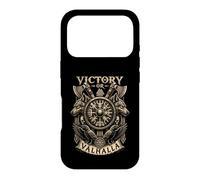 Victory Or Valhalla Viking Wolf Raven - Norse Mythology Coque pour iPhone 17 Pro