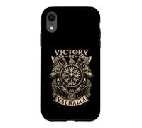 Victory Or Valhalla Viking Wolf Raven - Norse Mythology Coque pour iPhone XR