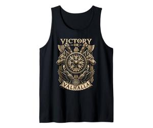 Victory Or Valhalla Viking Wolf Raven - Norse Mythology Débardeur