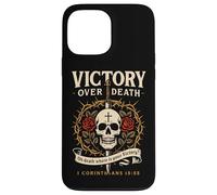 Victory Over Death 1 Corinthiens 15:55 Dark Christian Gothic Coque pour iPhone 13 Pro Max